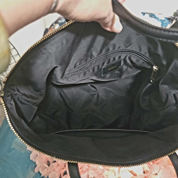 Furla Lime Green Leopard Tote - Picture 6 of 6